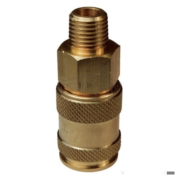 Dixon U Series Male Quick Disconnect Pneumatic Coupler, 3/8-18 Nominal, Quick Disconnect Coupler x NPTF, 3 3UM3-B - main